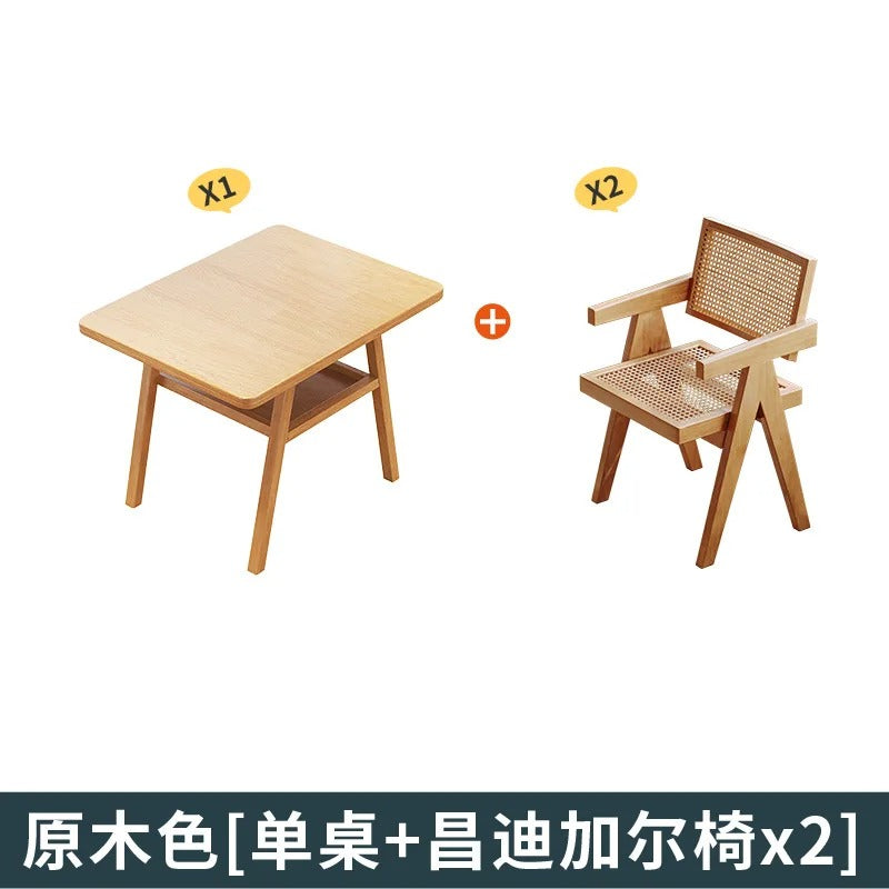 Rattan Balcony Table & Chair Set