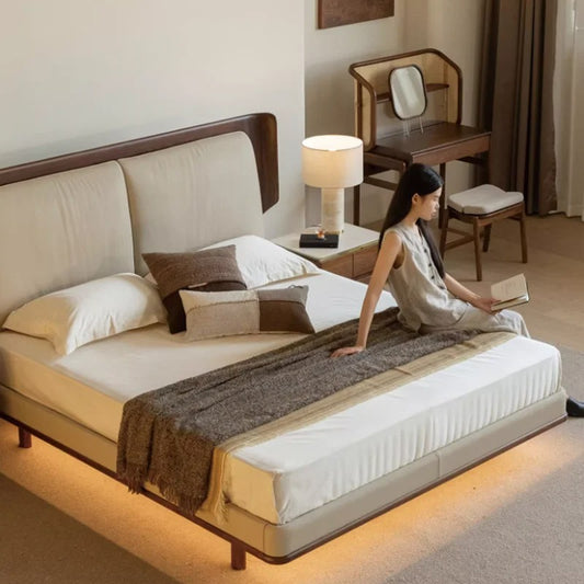 Wooden Double Bed Frame for Children & Guest Rooms