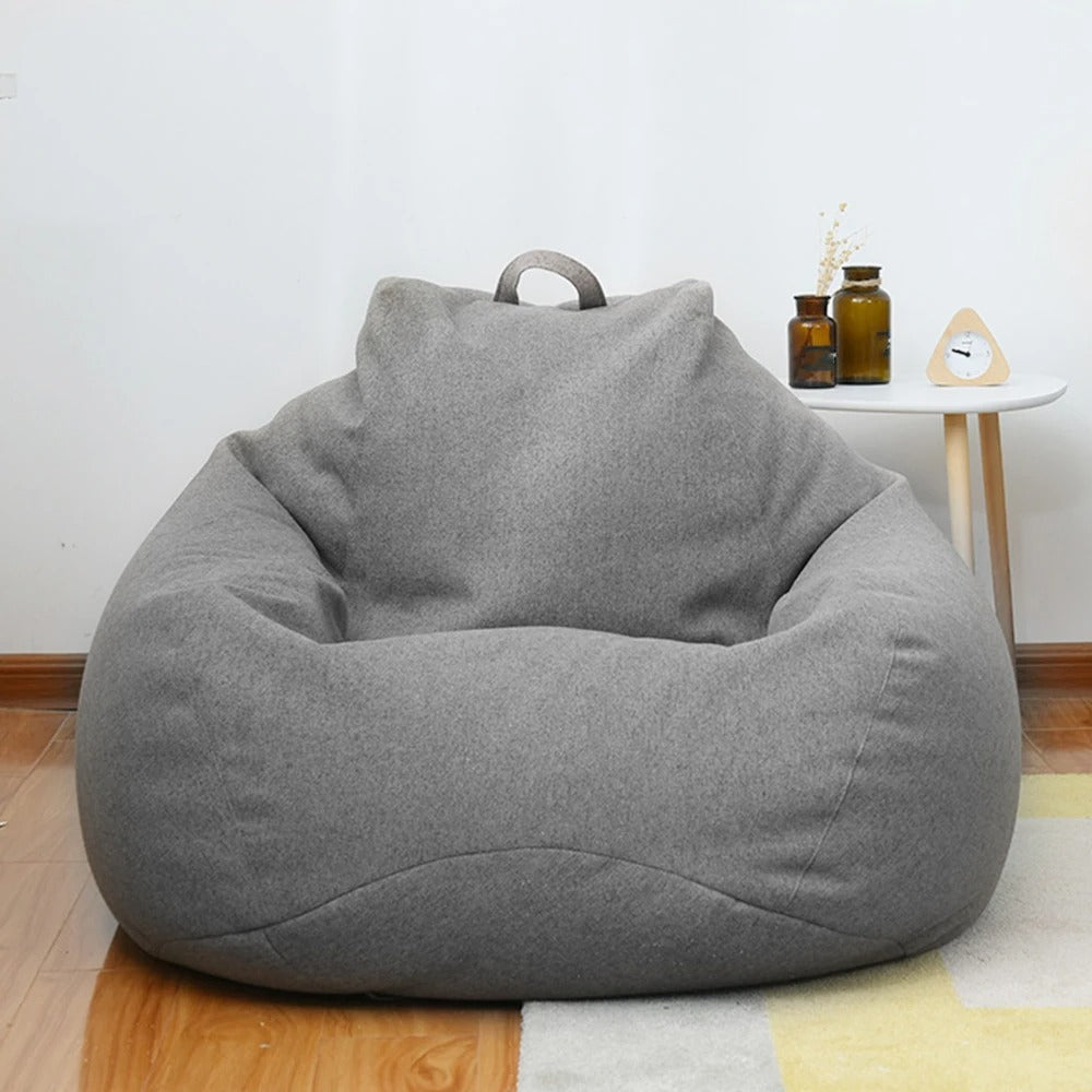 Large Fluffy Bean Bag Lounge Chair