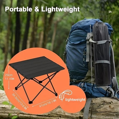 Compact Foldable Camping Table – Portable Mini Outdoor Picnic & Beach Table