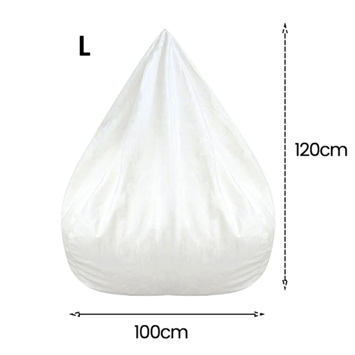 Large Fluffy Bean Bag Lounge Chair