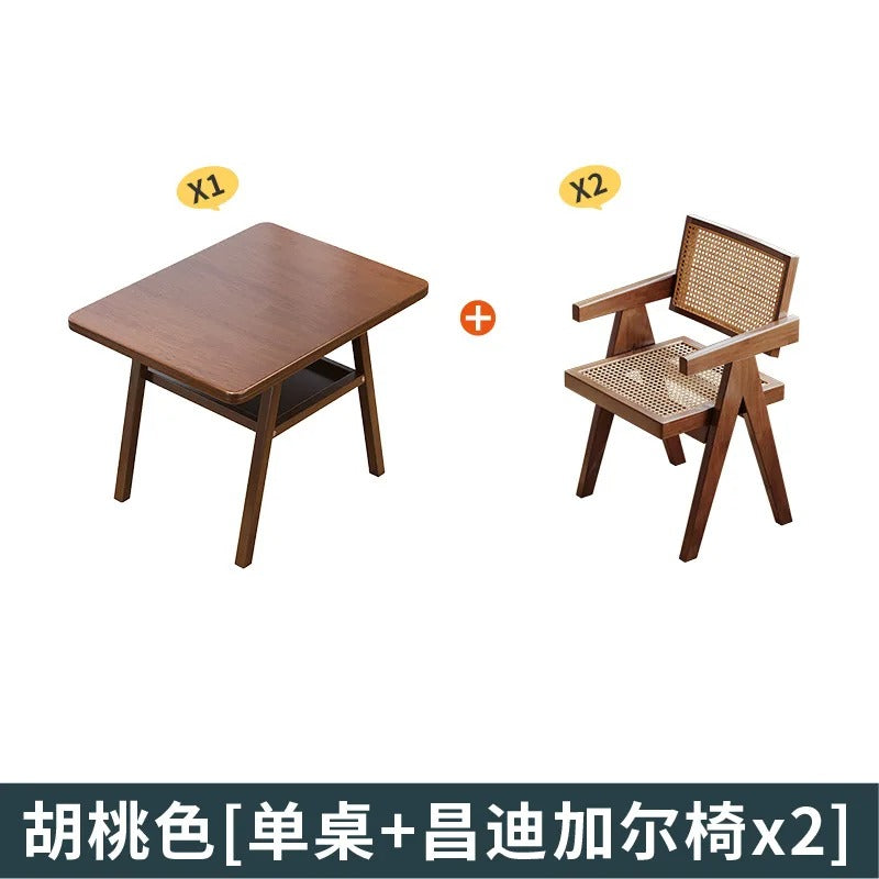 Rattan Balcony Table & Chair Set