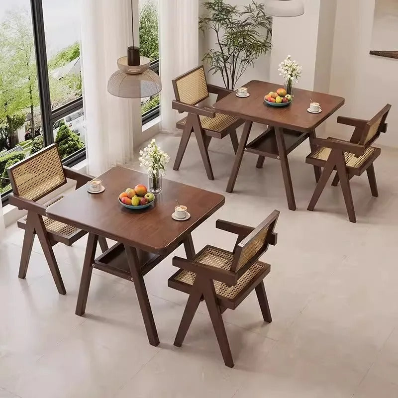 Rattan Balcony Table & Chair Set