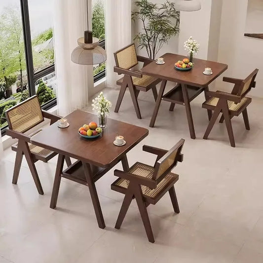 Rattan Balcony Table & Chair Set