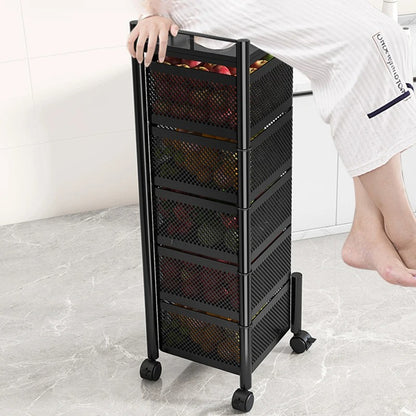 Rolling Utility Storage & Serving Cart