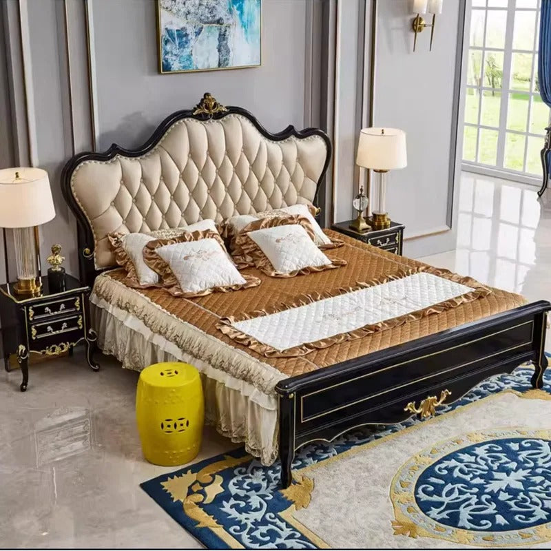 Elegant 180×200 cm Platform Bed Frame