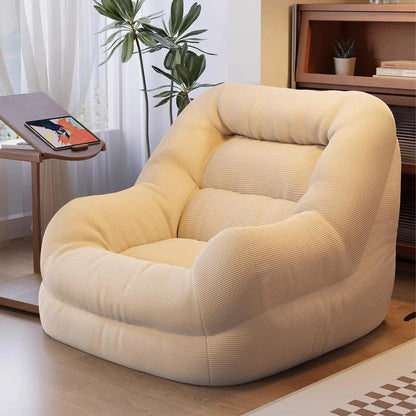 Compact Lazy Sofa Chair with Footrest