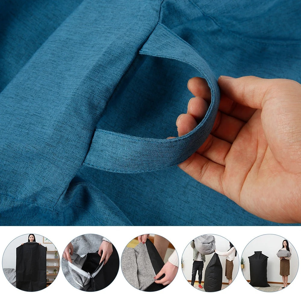 Large Fluffy Bean Bag Lounge Chair