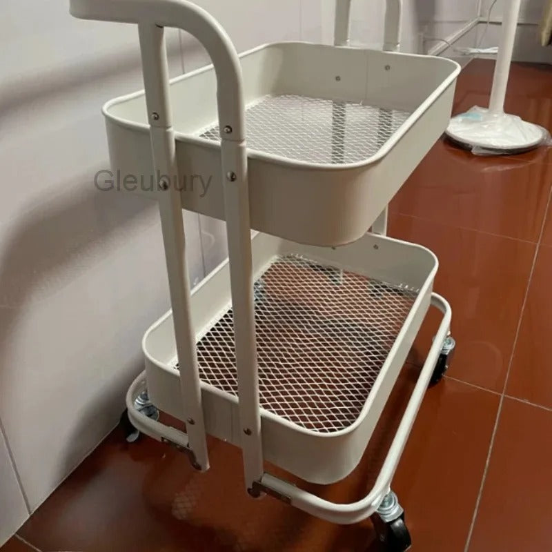 Portable Kitchen Storage Trolley & Organizer Cart