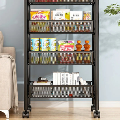 Rolling Utility Storage & Serving Cart
