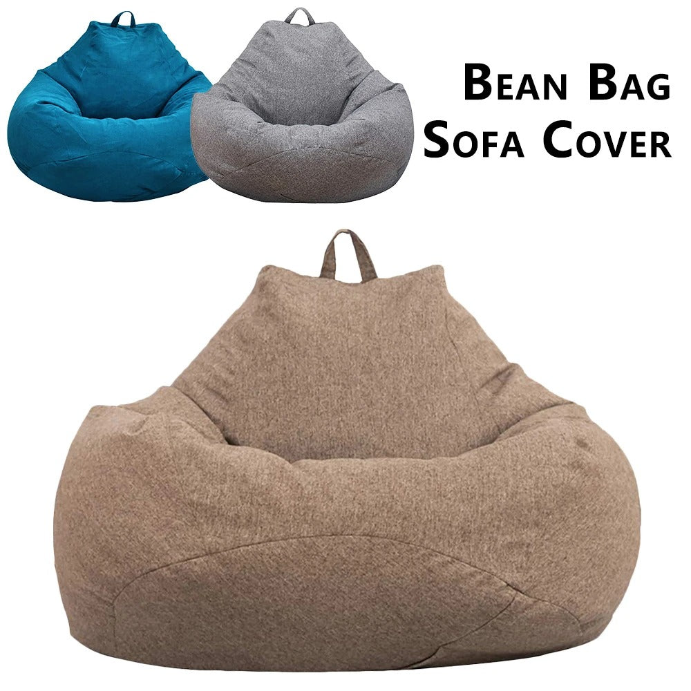 Large Fluffy Bean Bag Lounge Chair