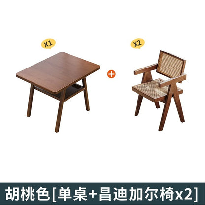 Rattan Balcony Table & Chair Set