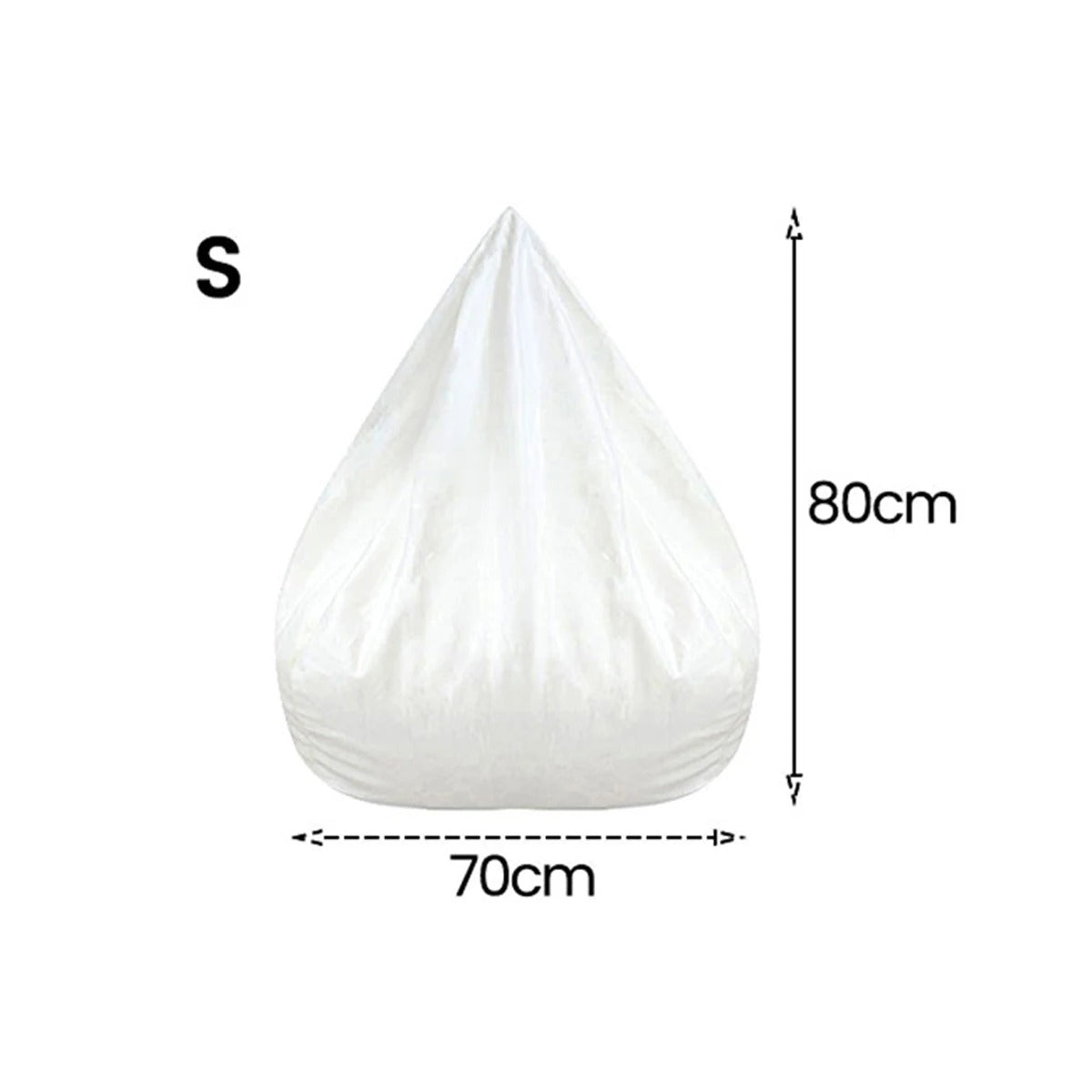 Large Fluffy Bean Bag Lounge Chair