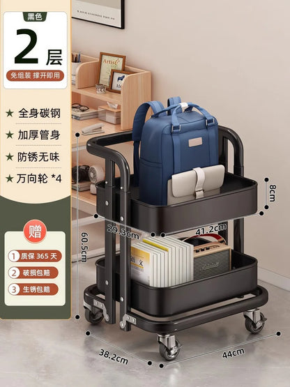 Portable Kitchen Storage Trolley & Organizer Cart